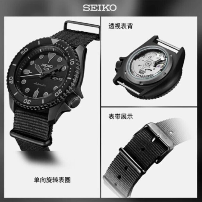 5 スポーツ Mechanical グレー ブラック