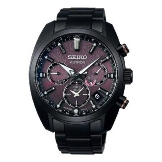 ASTRON Astron GPSソーラー デュアルタイム 42.7mm 限定モデル ブラック/パープル