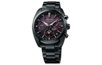 ASTRON Astron GPSソーラー デュアルタイム 42.7mm 限定モデル ブラック/パープル