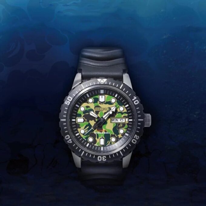 BAPE × Seiko メカニカルダイバーズウォッチ クロスオーバー