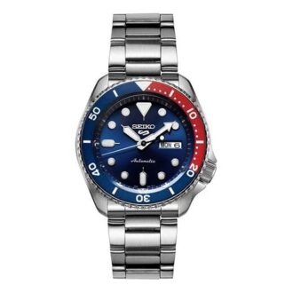No. 5 スポーツ メカニカルウォッチ レッド ブルー