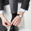 Presage 自動巻き メカニカル ホワイトダイヤル ブラウン ウォッチ