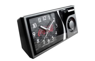 Seiko × コカ・コーラ ミュートミュージック アラームクロック ブラック/グレー