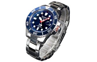 Seiko × PADI エコ・ドライブ シルバー/ブルー