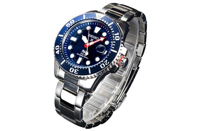 Seiko × PADI エコ・ドライブ シルバー/ブルー