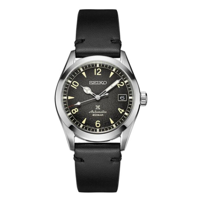 Seiko Prospex Alpinist アナログ腕時計「ブラックシルバー」