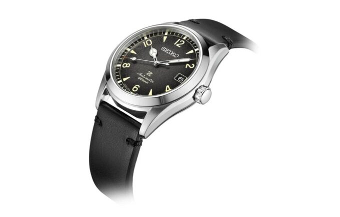 Seiko Prospex Alpinist アナログ腕時計「ブラックシルバー」